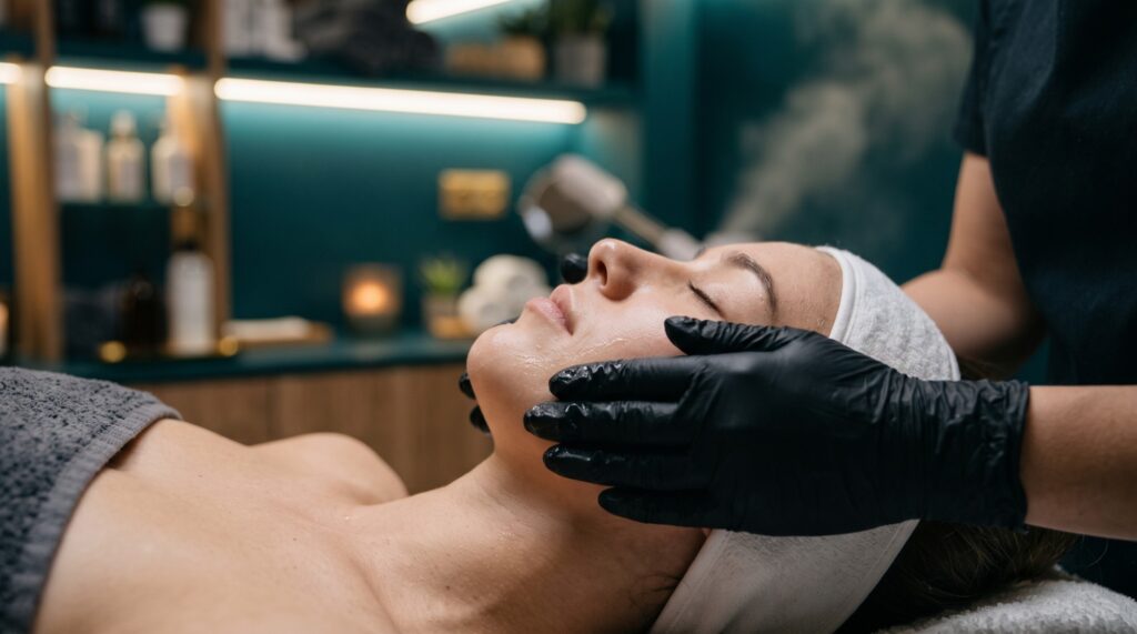 Signature Facial at LIVBETTER - deep-cleansing maintenance facial